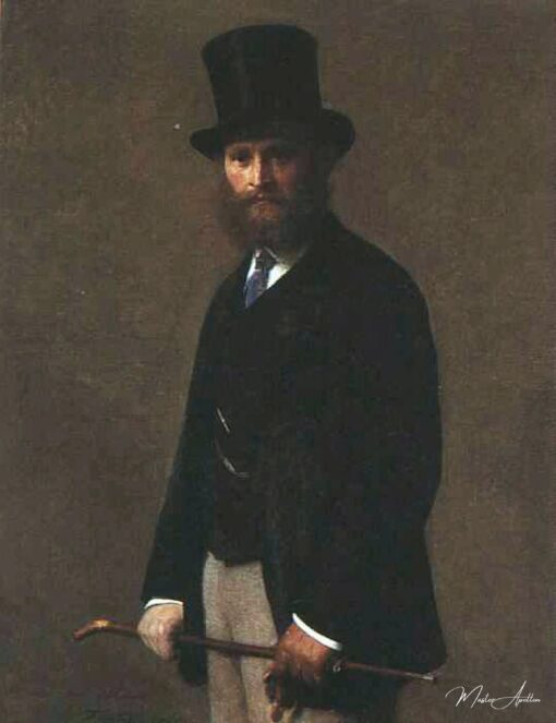 Retrato de Édouard Manet – Henri Fantin-Latour Henri Fantin-Latour Master Apollon