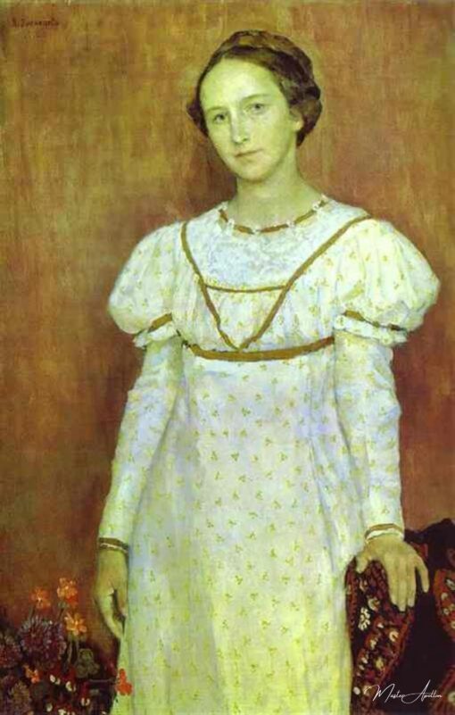 Retrato de Olga Poletayeva – Viktor Vasnetsov Viktor Vasnetsov Master Apollon