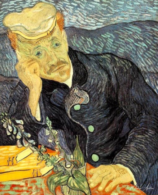 Retrato do Dr. Gachet – Van Gogh Reprodução de arte popular Master Apollon