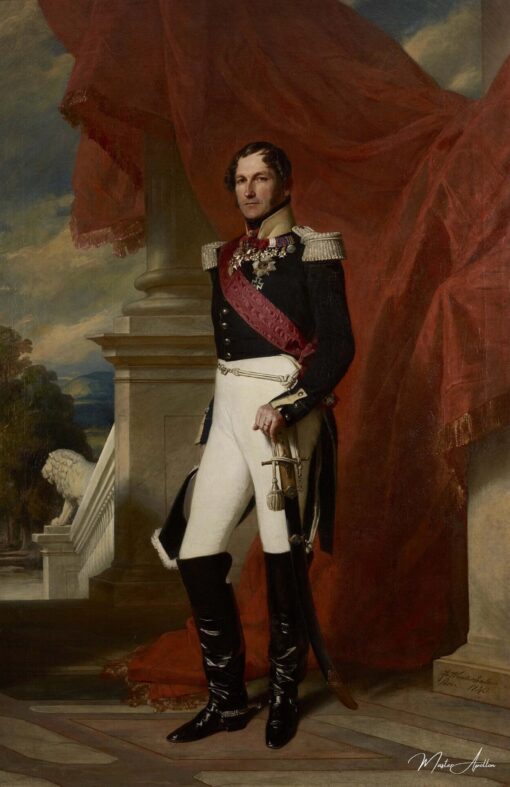 Retrato do Rei Leopoldo I (Rei dos Belgas), 1840 – Franz Xaver Winterhalter Franz Xaver Winterhalter Master Apollon