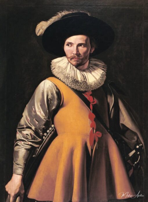 Retrato de um homem – Caravaggio Caravaggio Master Apollon