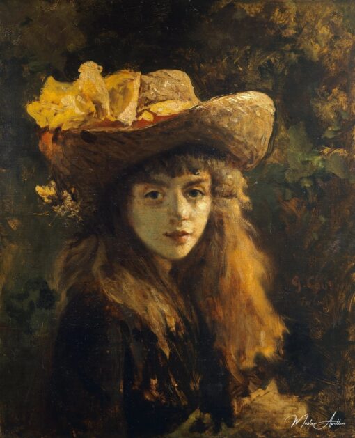 Retrato de uma jovem mulher – Gustave Courbet Gustave Courbet Master Apollon