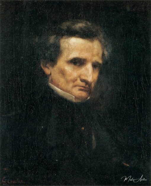 Retrato de Hector Berlioz – Gustave Courbet Gustave Courbet Master Apollon