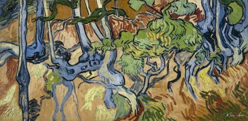Raízes de árvores – Van Gogh Vincent Van Gogh Master Apollon