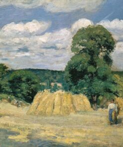 Colheita em Montfoucault – Camille Pissarro Camille Pissarro Master Apollon