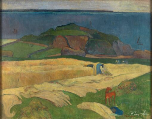 Colheita (Le Pouldu) – Paul Gauguin Paul Gauguin Master Apollon