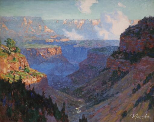 Olhando Através do Grand Canyon – Edward Henry Potthast Edward Henry Potthast Master Apollon