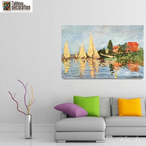 Régatas em Argenteuil – Claude Monet Claude Monet Master Apollon 4
