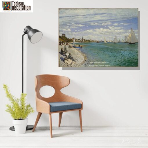 Régates em Sainte-Adresse – Pintura de Monet Claude Monet Master Apollon 4