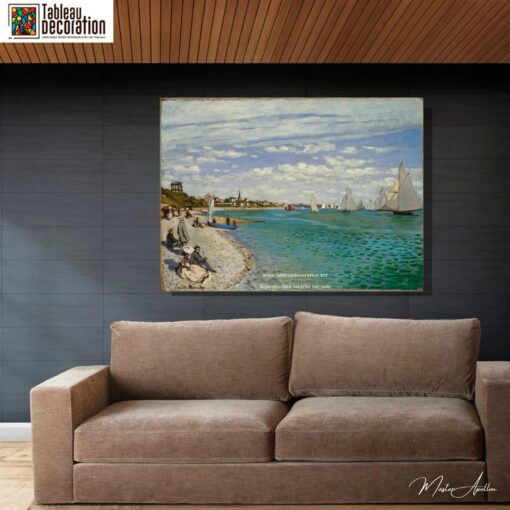Régates em Sainte-Adresse – Pintura de Monet Claude Monet Master Apollon 5