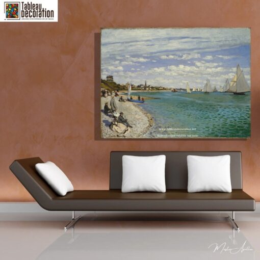Régates em Sainte-Adresse – Pintura de Monet Claude Monet Master Apollon 6