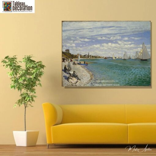 Régates em Sainte-Adresse – Pintura de Monet Claude Monet Master Apollon 3