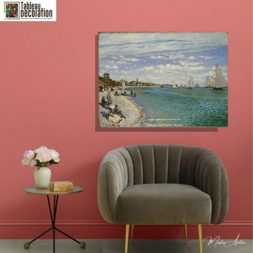 Régates em Sainte-Adresse – Pintura de Monet Claude Monet Master Apollon 7