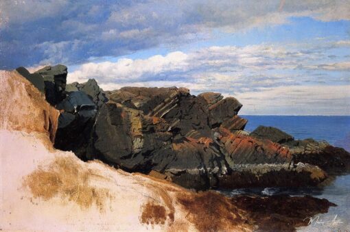 Rocher estudar em Nahant, Massachusetts – William Bradford William Bradford Master Apollon