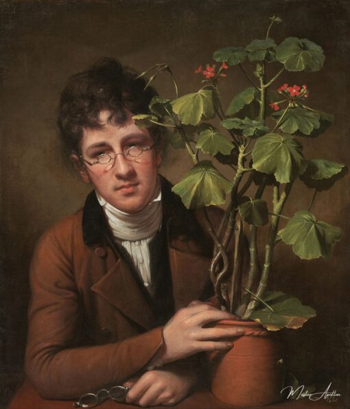 Rubens Peale com um gerânio, 1801 – Rembrandt Peale Rembrandt Peale Master Apollon