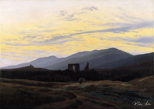 Ruínas de Eldena no maciço dos Gigantes – Caspar David Friedrich Caspar David Friedrich Master Apollon