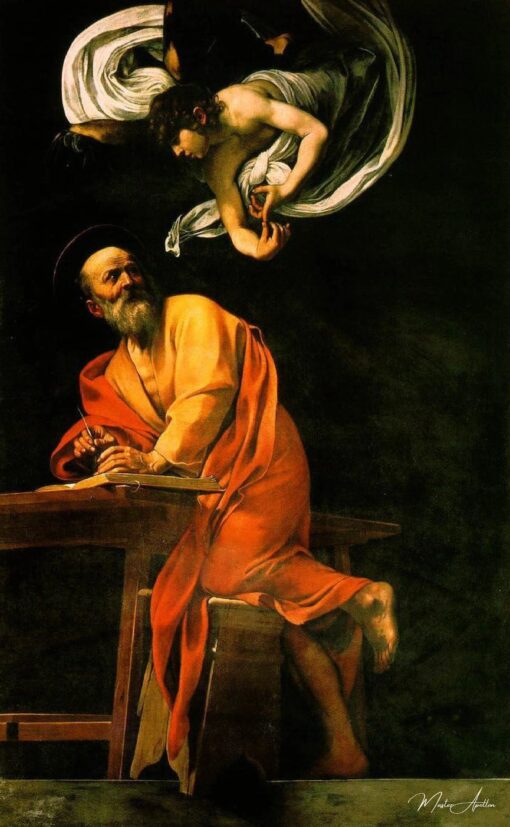 São Mateus e o Anjo – Caravaggio Caravaggio Master Apollon