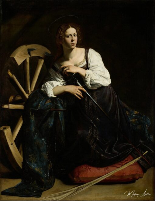 Santa Catarina de Alexandria – Caravaggio Caravaggio Master Apollon