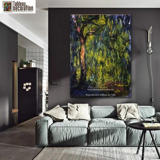 Saule chorão – Reprodução da pintura quadro Monet Claude Monet Master Apollon 4