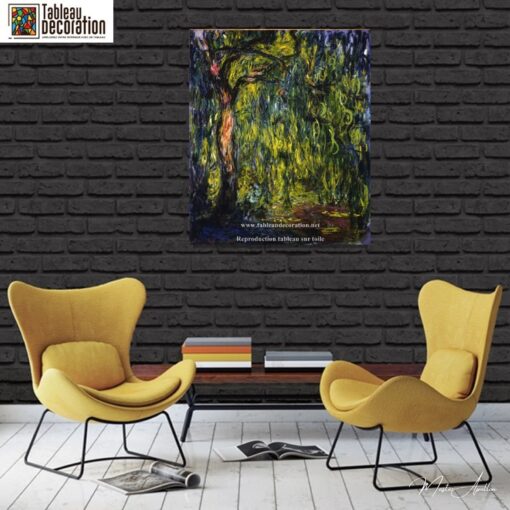 Saule chorão – Reprodução da pintura quadro Monet Claude Monet Master Apollon 7