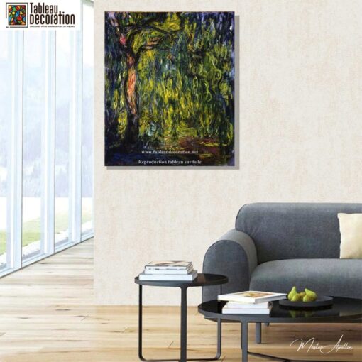Saule chorão – Reprodução da pintura quadro Monet Claude Monet Master Apollon 5