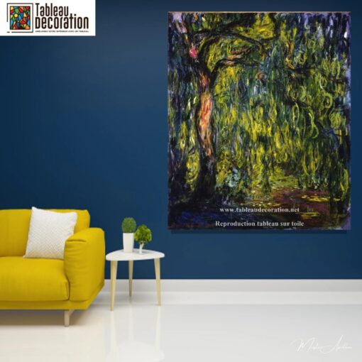 Saule chorão – Reprodução da pintura quadro Monet Claude Monet Master Apollon 3