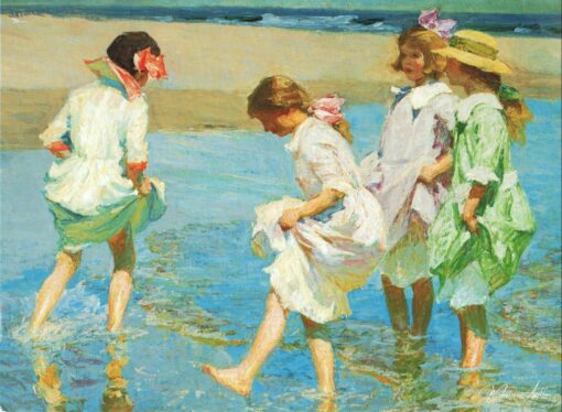 Cena de Praia – Edward Henry Potthast Edward Henry Potthast Master Apollon