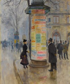 Cena de rua parisiense – Jean Béraud Jean Béraud Master Apollon