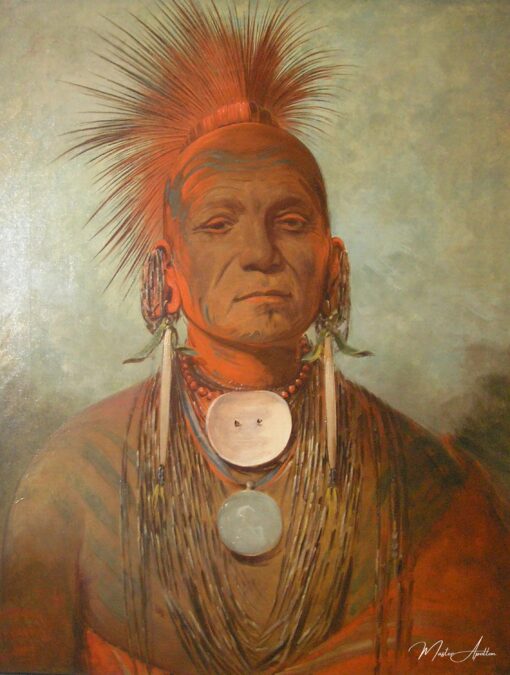 See-non-ty-a, um Homem da Medicina de Iowa – George Catlin George Catlin Master Apollon 2