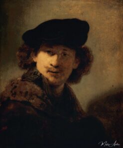 Autorretrato com boina de veludo – Rembrandt van Rijn Rembrandt van Rijn Master Apollon