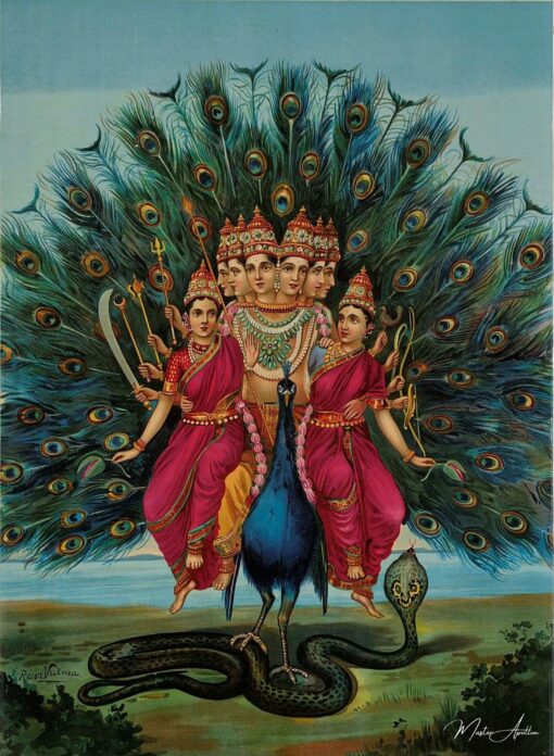 Sri Shanmukaha Subramania Swami – Raja Ravi Varma Raja Ravi Varma Master Apollon