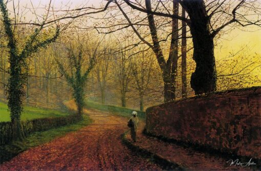 Stapleton Park perto de Pontefract Sol – John Atkinson Grimshaw John Atkinson Grimshaw Master Apollon 2