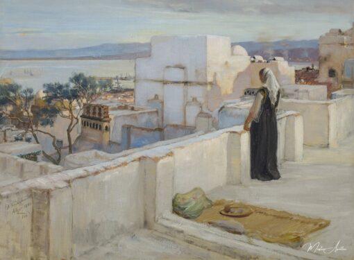 Na Terraço, 1891-1892 – Frederick Arthur Bridgman Frederick Arthur Bridgman Master Apollon