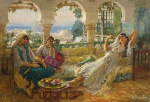 Na Terraço – Frederick Arthur Bridgman Frederick Arthur Bridgman Master Apollon