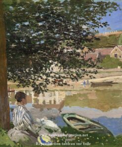 Às Margens do Sena em Bennecourt – Quadro de Monet Claude Monet Master Apollon