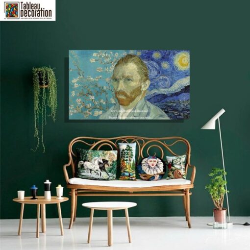 Retrato de Van Gogh em Tableau Vincent Van Gogh Master Apollon 6