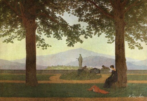 Terraço de jardim – Caspar David Friedrich Caspar David Friedrich Master Apollon