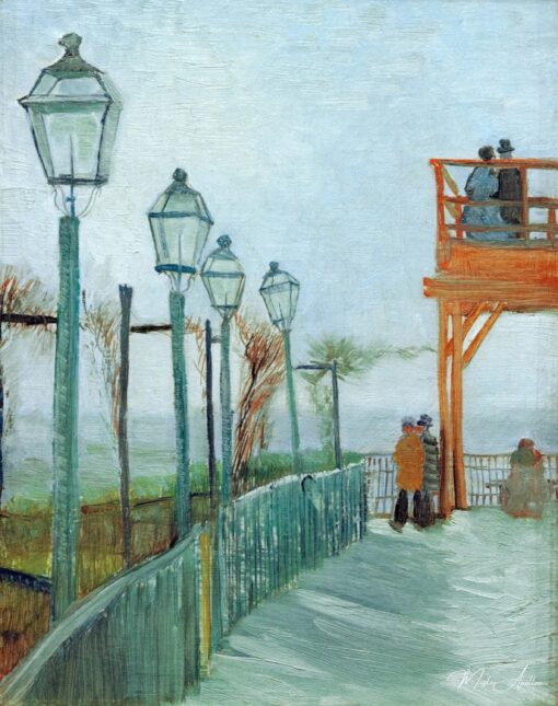 Terraço e Ponto de Observação no Moulin de Blute-Fin, Montmartre – Van Gogh Vincent Van Gogh Master Apollon