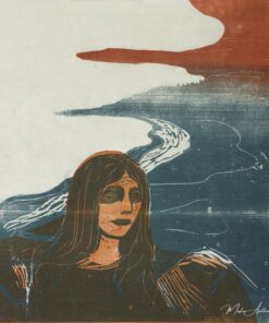 Cabeça de mulher, na praia – Edvard Munch Edvard Munch Master Apollon