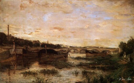 O Sena abaixo da Ponte d’Lena – Berthe Morisot Berthe Morisot Master Apollon
