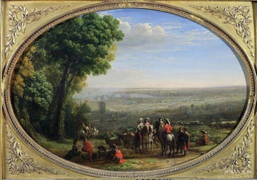 O Cerco de La Rochelle por Luís XIII – Claude Lorrain Claude Lorrain Master Apollon