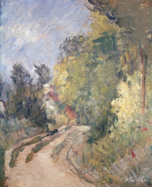 Curva da estrada sob as árvores – Paul Cézanne Paul Cézanne Master Apollon