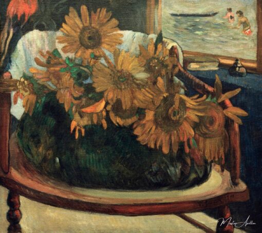 Girassóis em uma poltrona – Paul Gauguin Paul Gauguin Master Apollon