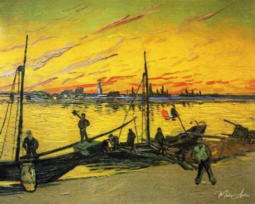 Trabalhadores portuários em Arles – Van Gogh Vincent Van Gogh Master Apollon