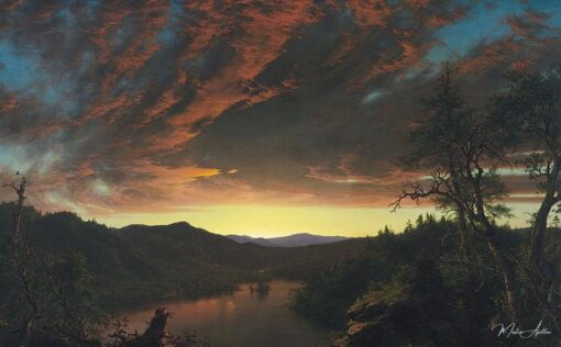 Crepúsculo na Selva – Frederic Edwin Church Frederic Edwin Church Master Apollon