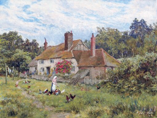 Um chalé em Surrey em junho – Edward Wilkins Waite Edward Wilkins Waite Master Apollon