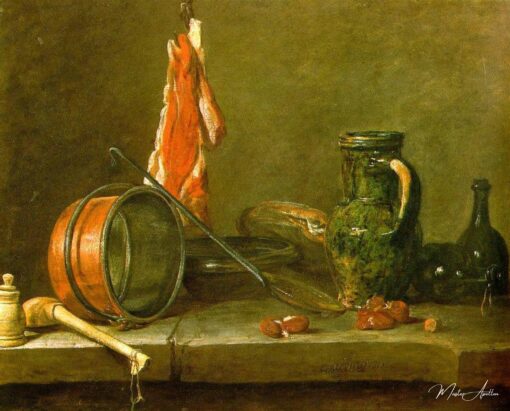 Um regime de emagrecimento com utensílios de cozinha – Jean Siméon Chardin Jean Siméon Chardin Master Apollon