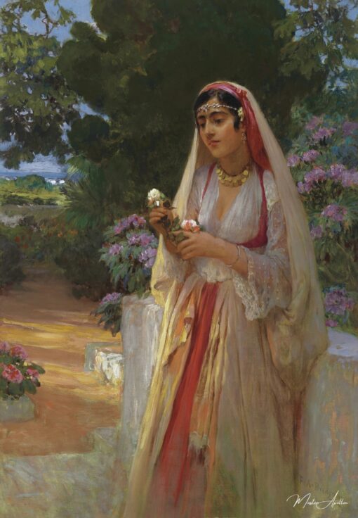 Uma beleza oriental – Frederick Arthur Bridgman Frederick Arthur Bridgman Master Apollon