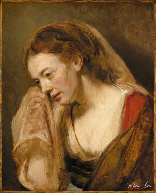 Uma mulher que chora – Rembrandt van Rijn Rembrandt van Rijn Master Apollon 2