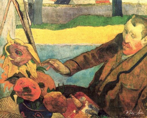 Van Gogh pintando girassóis – Paul Gauguin Paul Gauguin Master Apollon